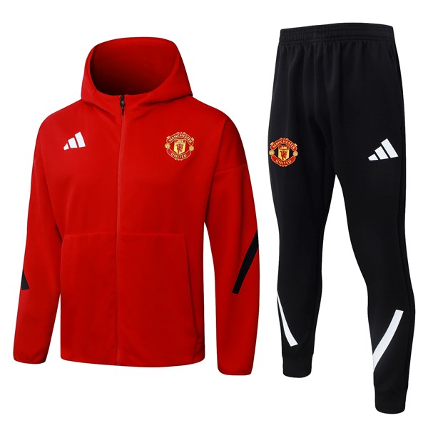 Chandal Con Capucha Manchester United 2026/27 Rojo